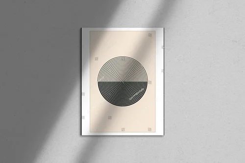 Hipsterska geometria w pastelowej harmonii