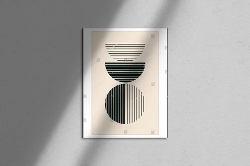 Geometria lat 20. w stylu hipster