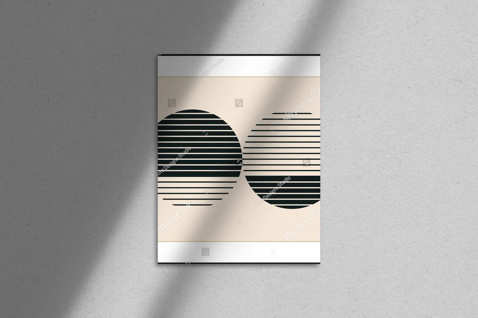 Stylowa geometria lat 20. w delikatnych odcieniach
