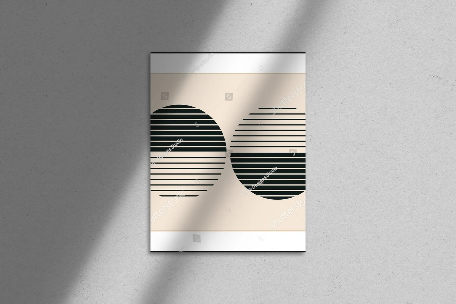Minimalistyczne geometrie w hipsterskim stylu