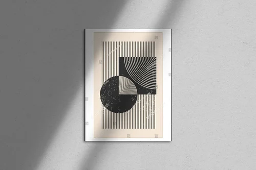 Geometryczne inspiracje w stonowanej bieli