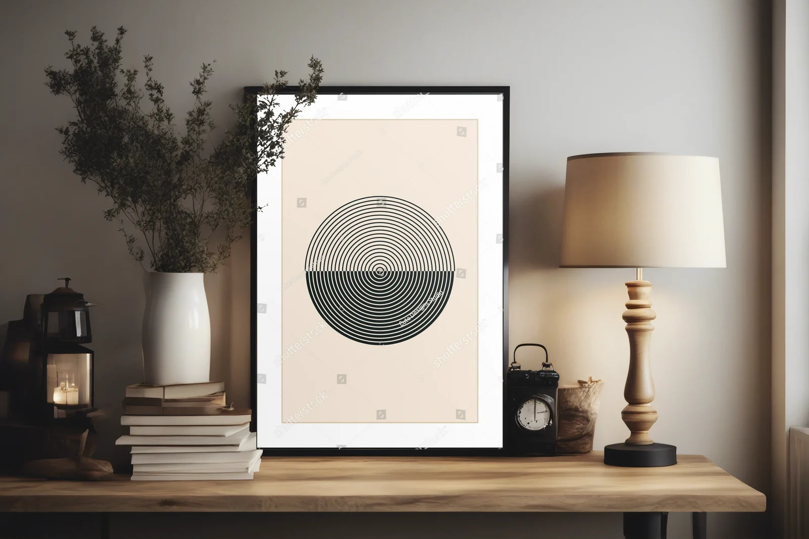 Hipsterska geometria w pastelowej harmonii