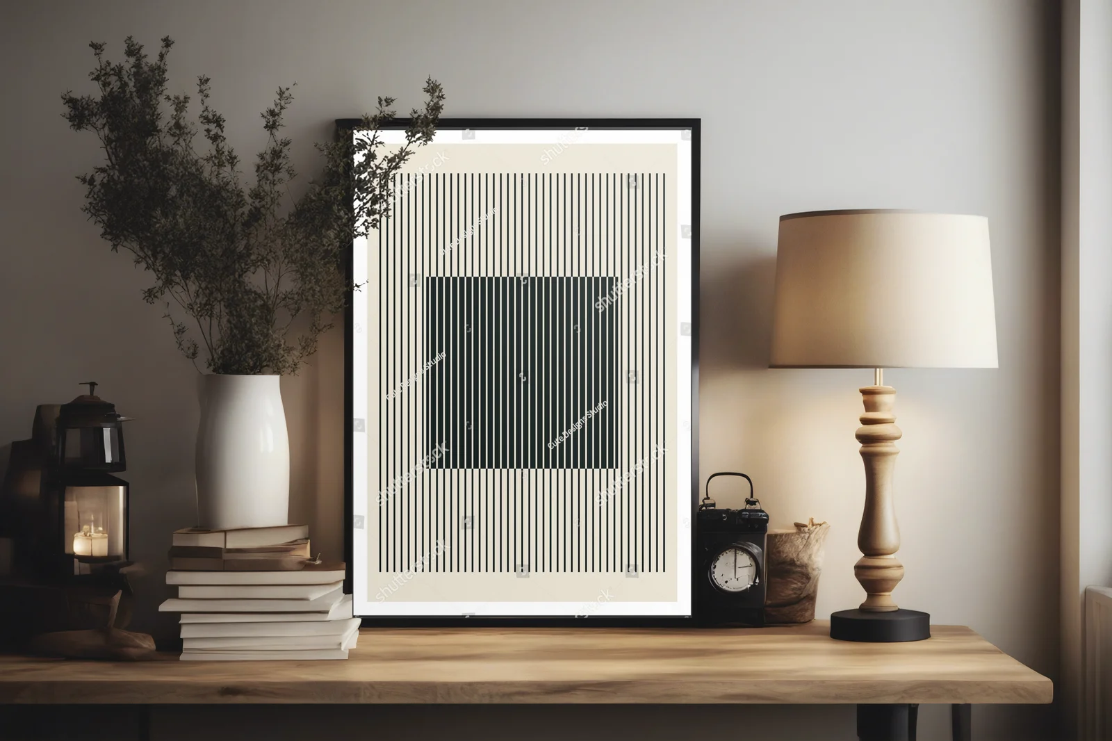 Geometryczne kształty w minimalistycznym stylu