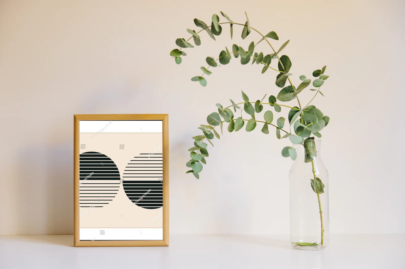 Minimalistyczne geometrie w hipsterskim stylu