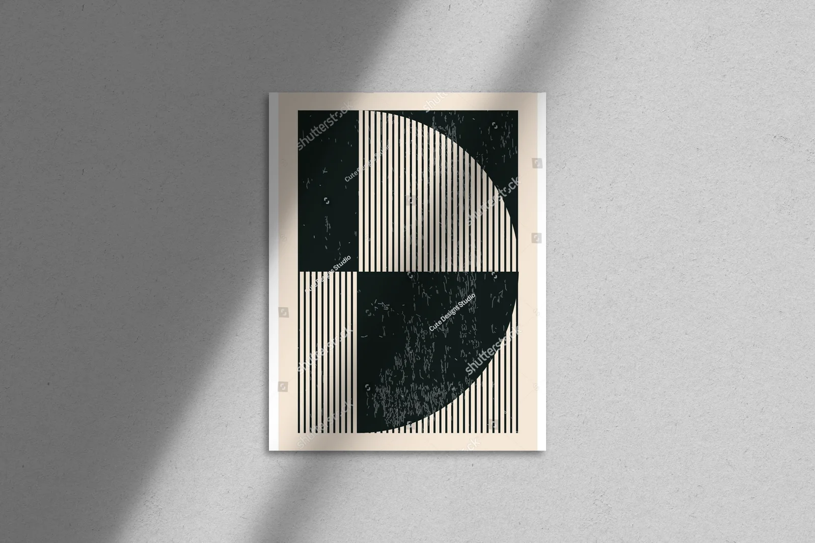 Nowoczesny geometria w stylu hipsterskim z lat 20.