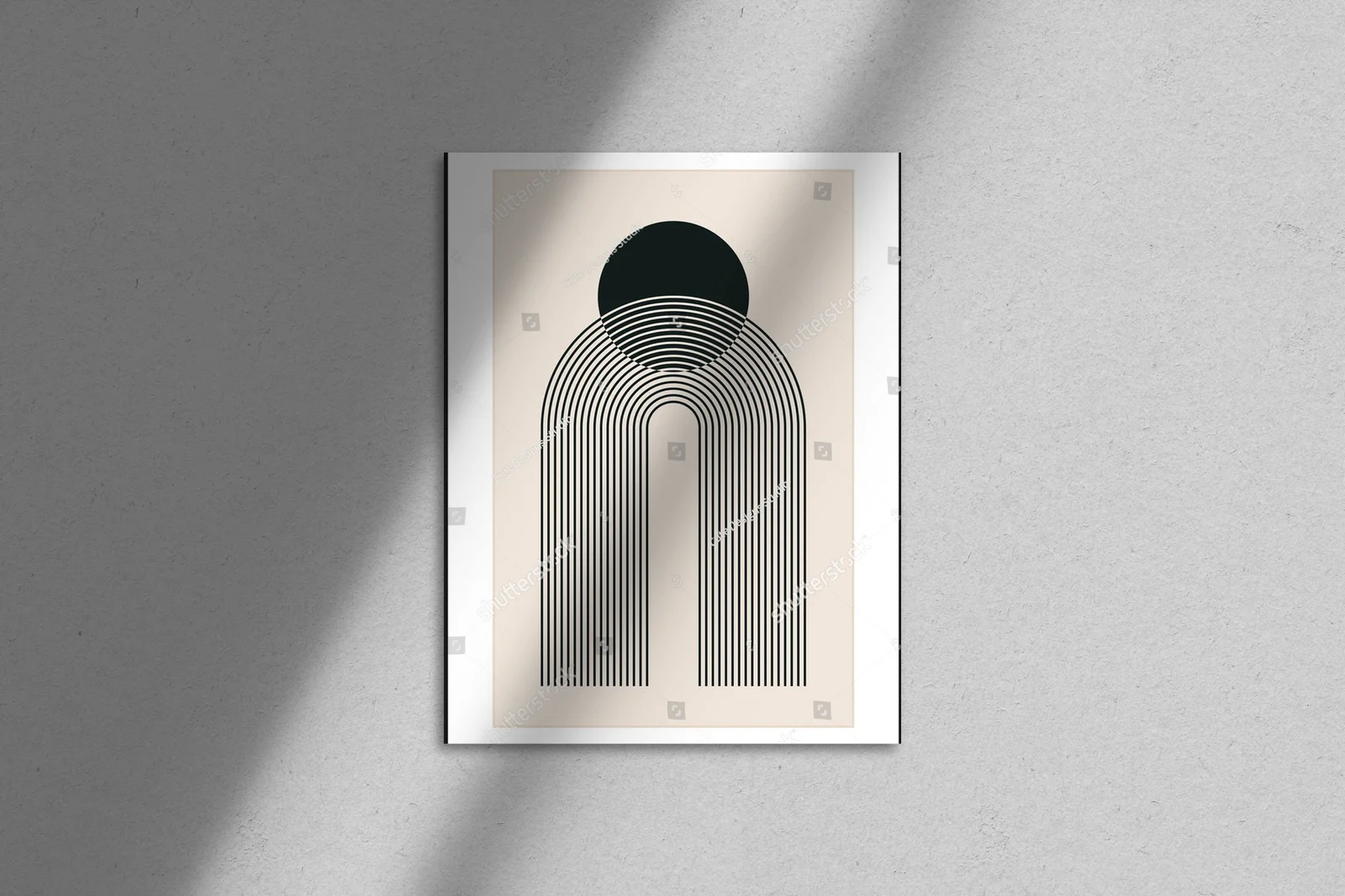 Geometryczne kształty w pastelowym stylu hipsterskim