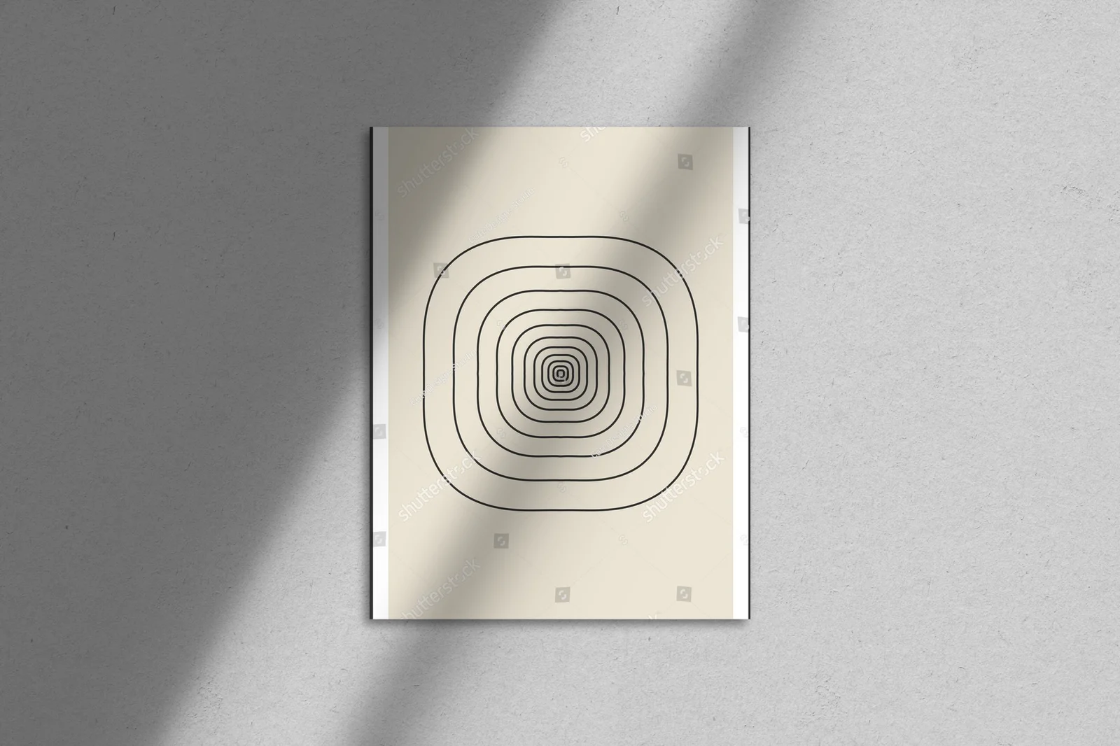 Geometryczne harmonie w odcieniach beżu