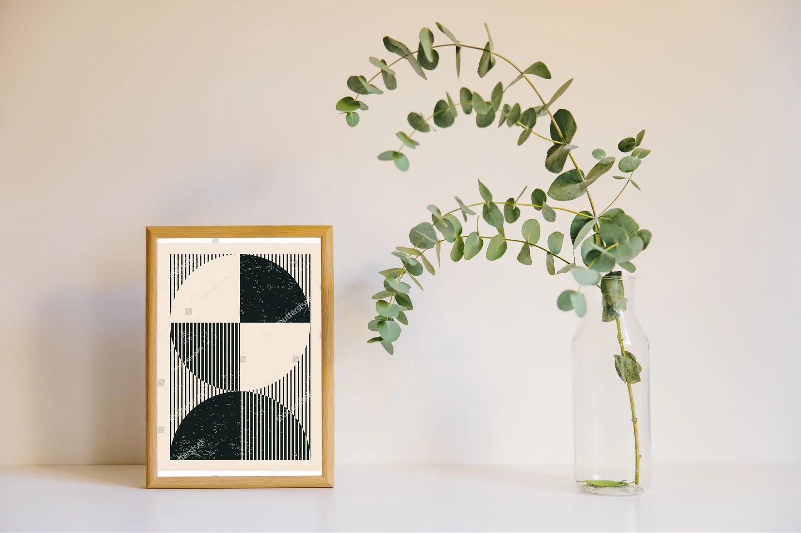 Geometryczne kształty w modernistycznym stylu