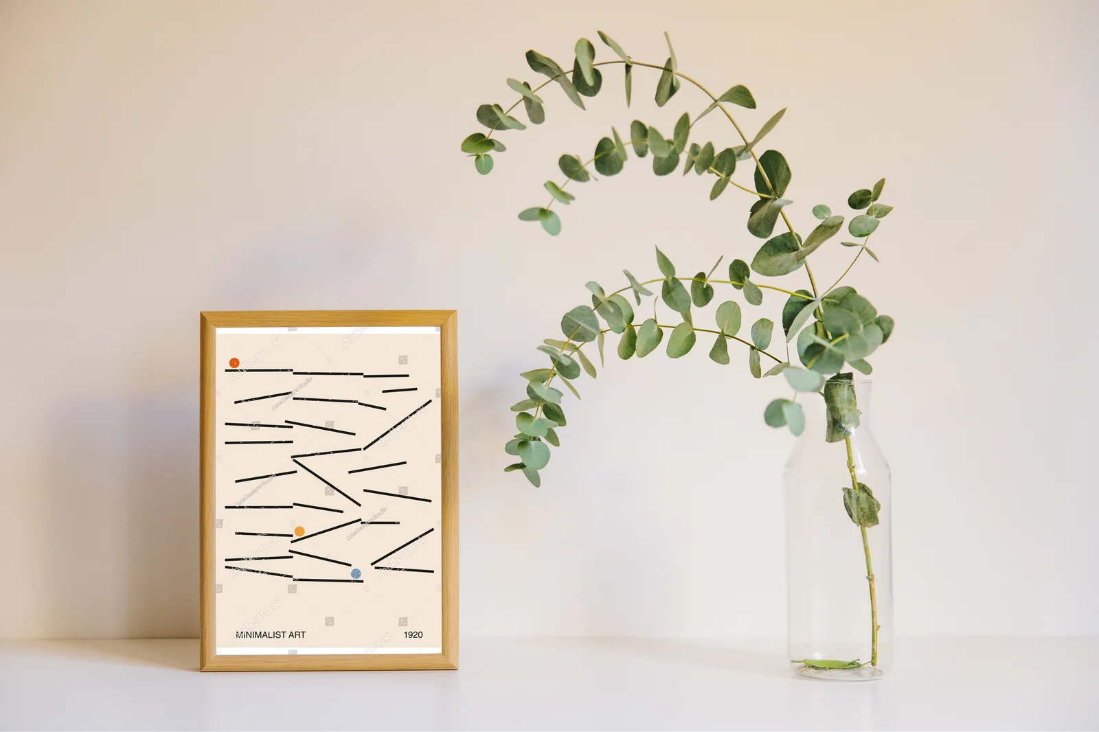 Geometryczny minimalistyczny design lat 20-tych