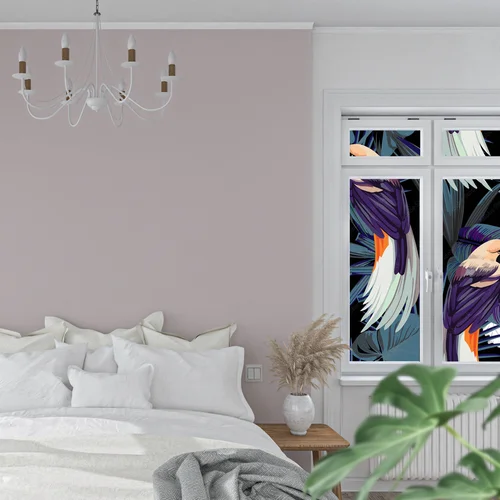 Ptaki i orchidee w nocnej dżungli