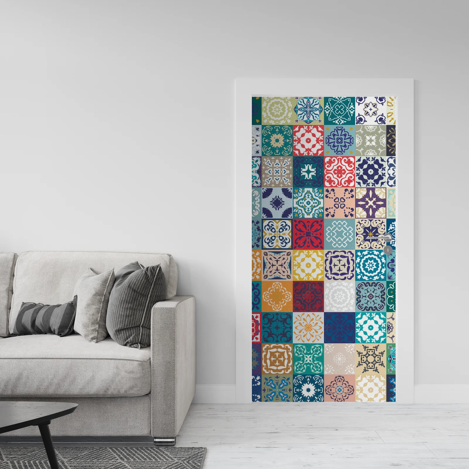 Zachwycający patchwork kwiatowy w orientalnych barwach