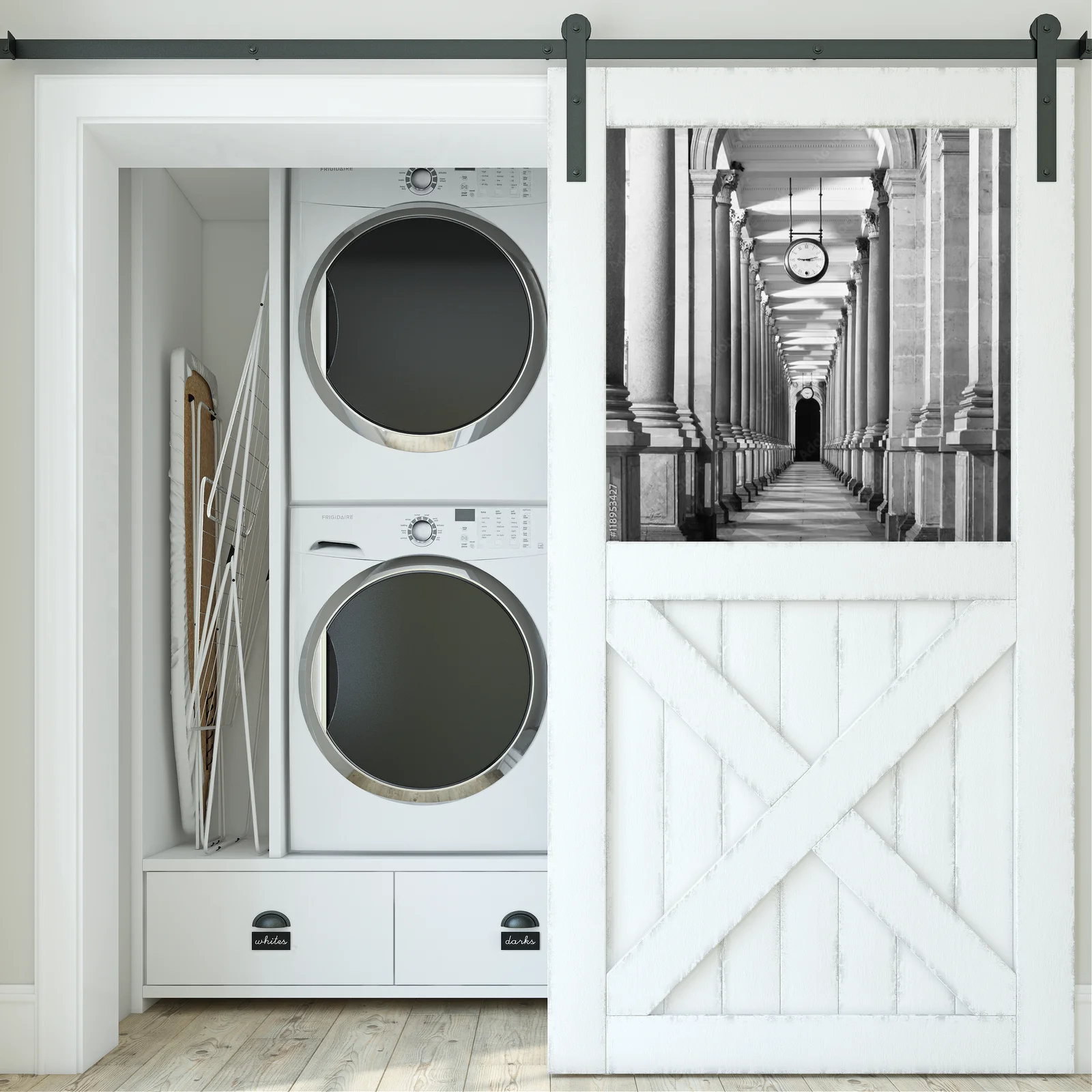 Elegancka architektura w monochromatycznych tonach