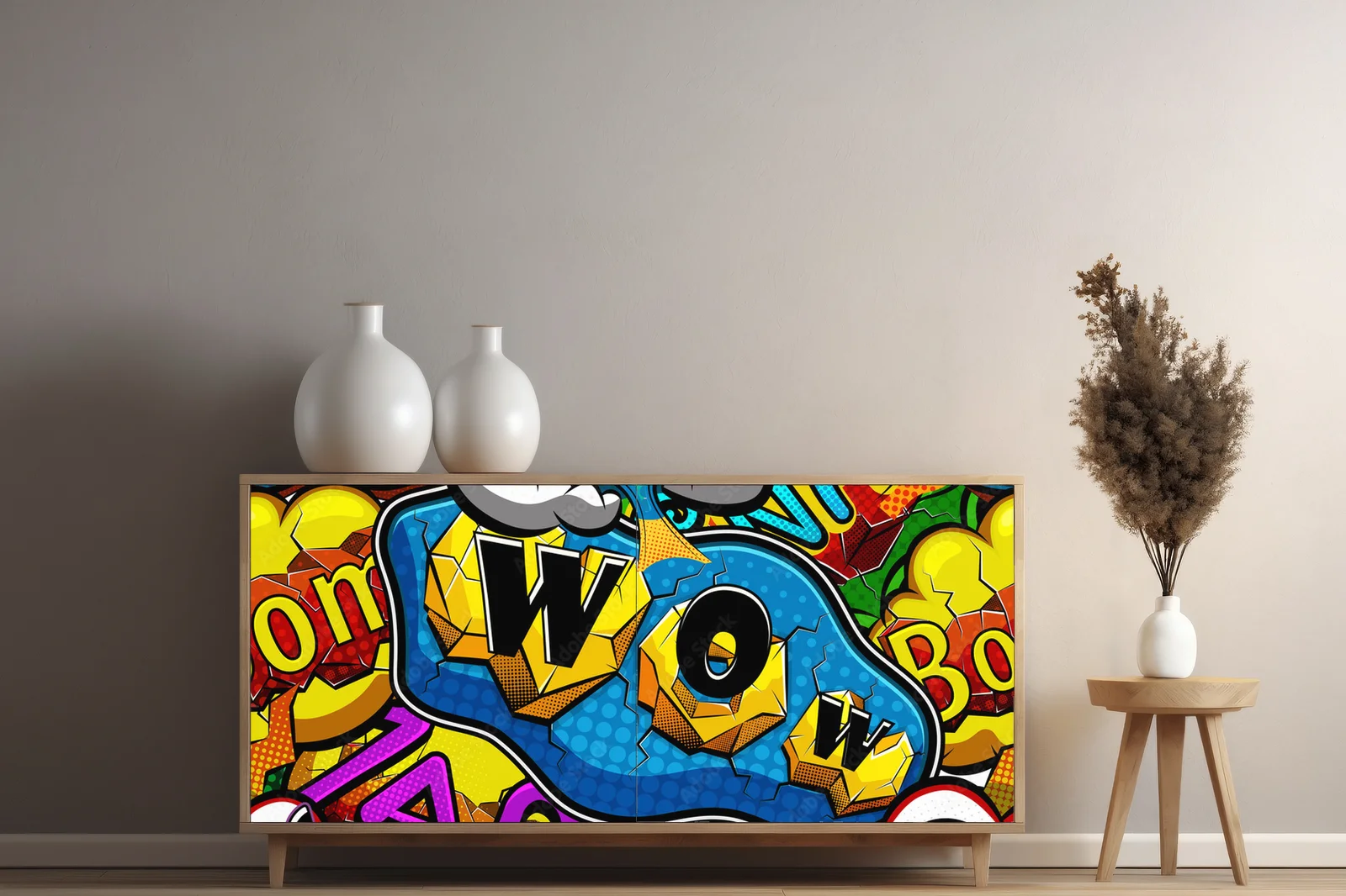 Wyrazista kolorystyka w komiksowej stylistyce