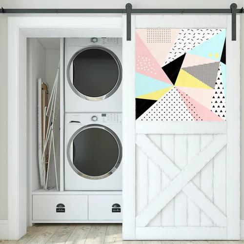 Funky geometria w pastelowych odcieniach
