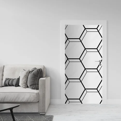 Elegancka geometria w monochromatycznej harmonii