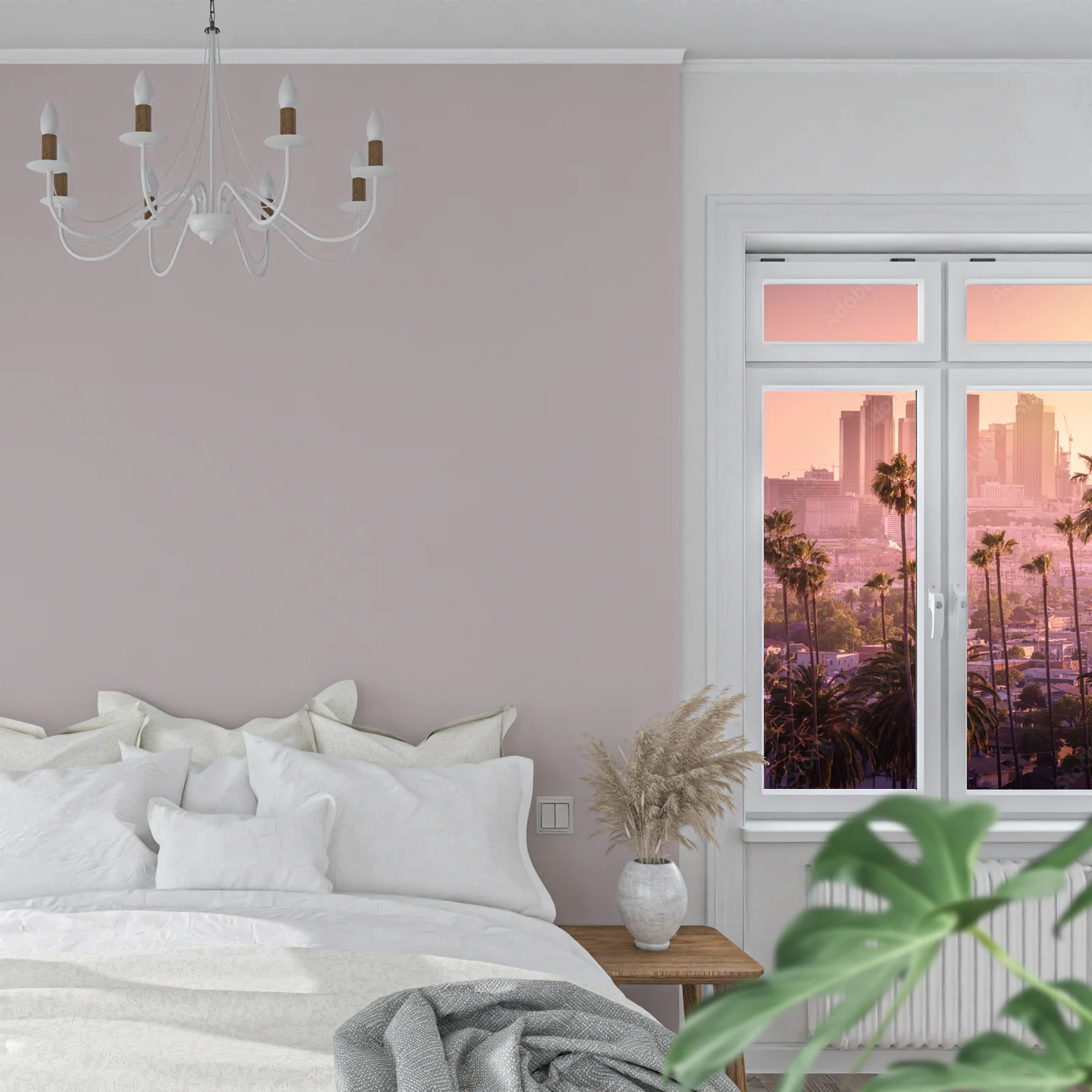 Magiczny zachód słońca nad Los Angeles