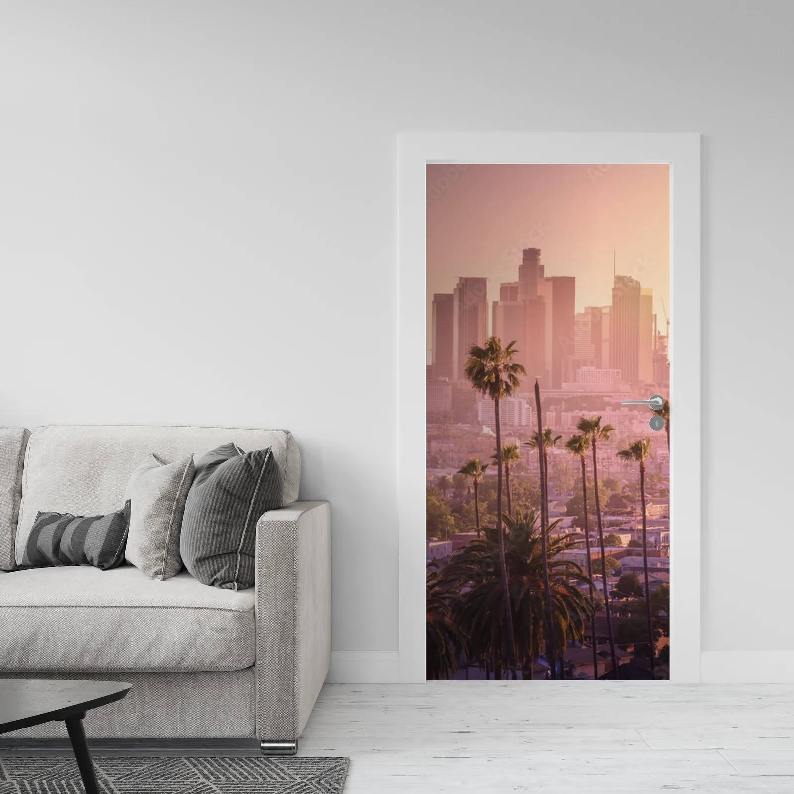 Magiczny zachód słońca nad Los Angeles