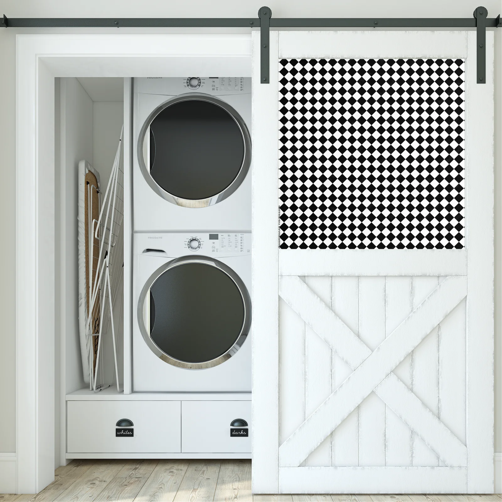 Elegancka harmonia kontrastów w monochromatycznej stylistyce