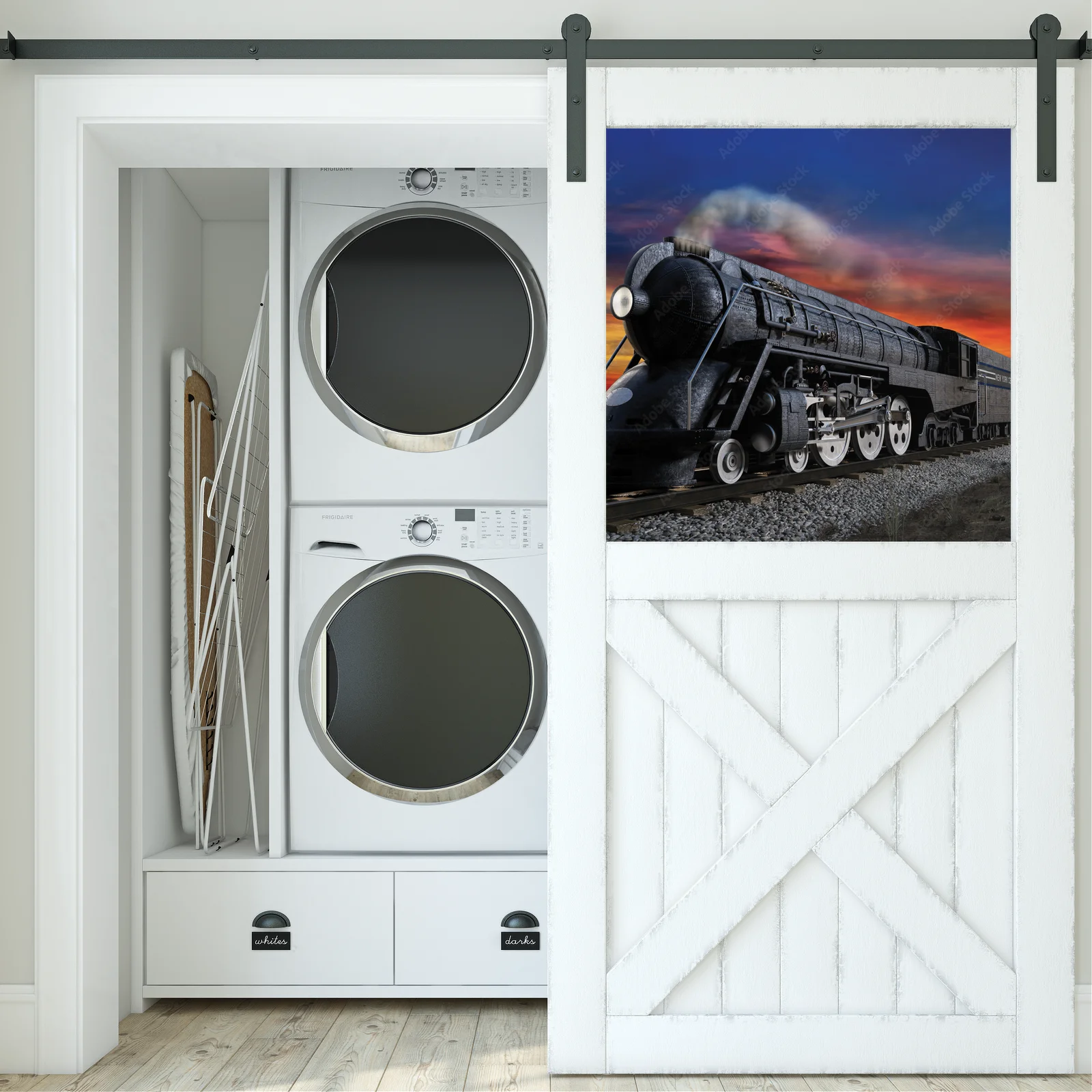 Elegancja industrialnych detali w głębokiej czerni