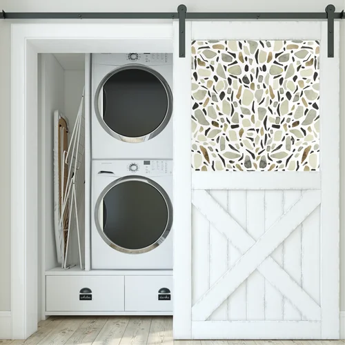 Elegancka harmonia bieli z terrazzo w unikalnym stylu