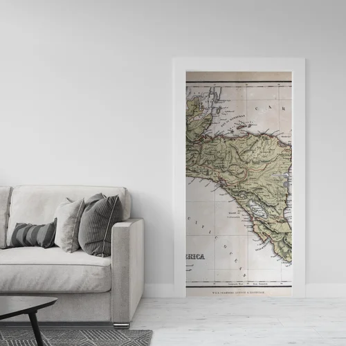 Nostalgiczna mapa Centralnej Ameryki z 1870 roku
