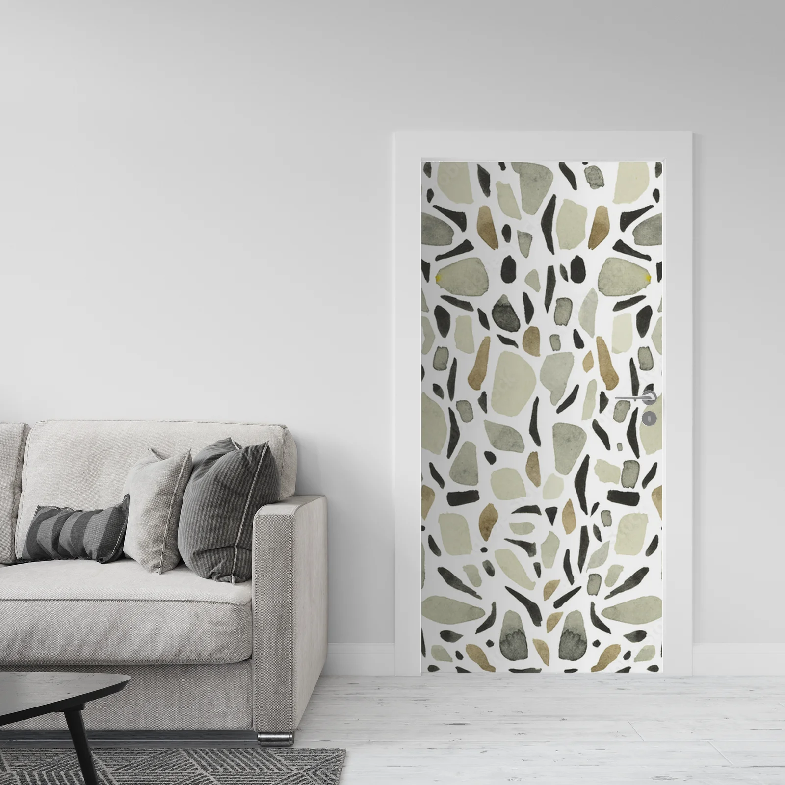 Elegancka harmonia bieli z terrazzo w unikalnym stylu