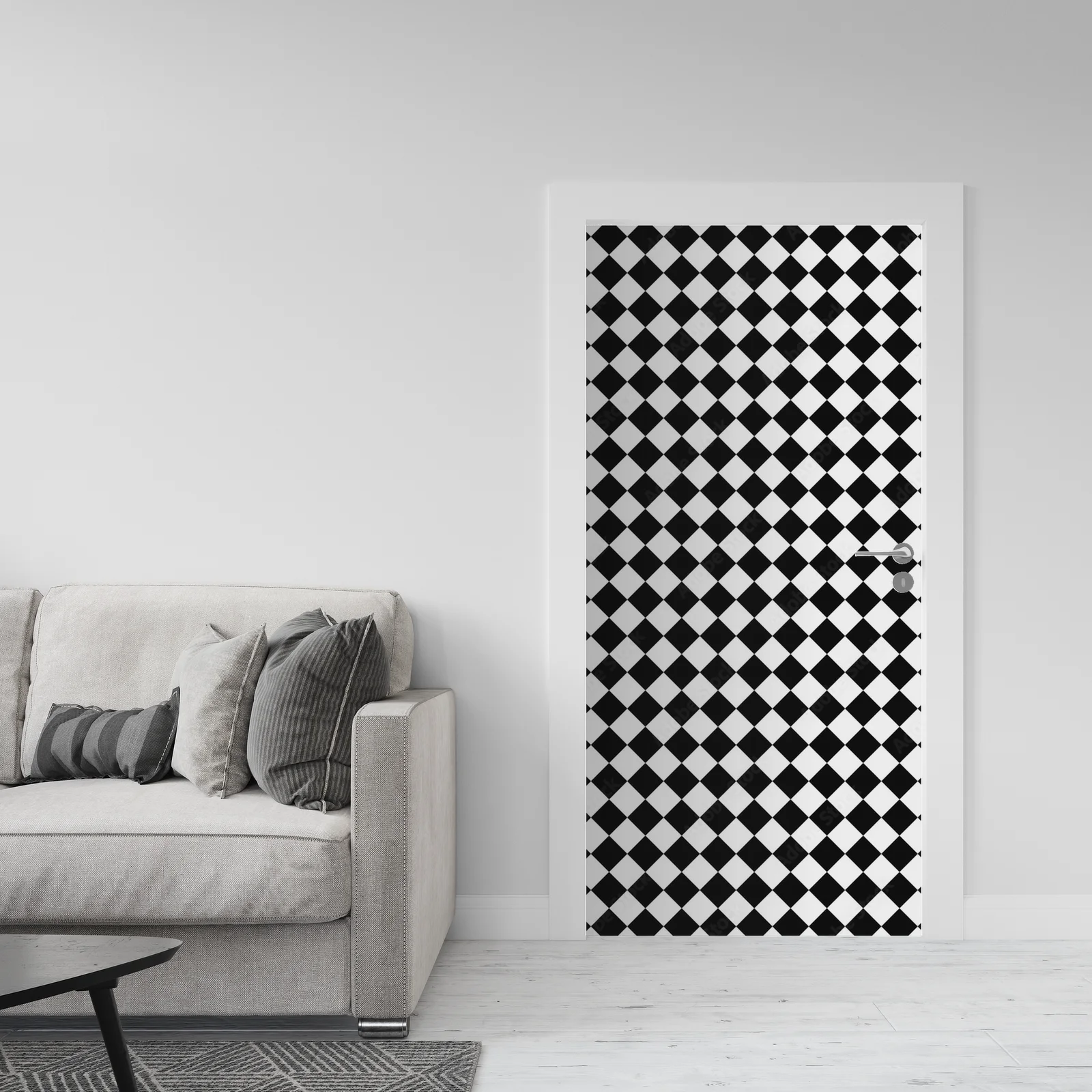 Elegancka harmonia kontrastów w monochromatycznej stylistyce