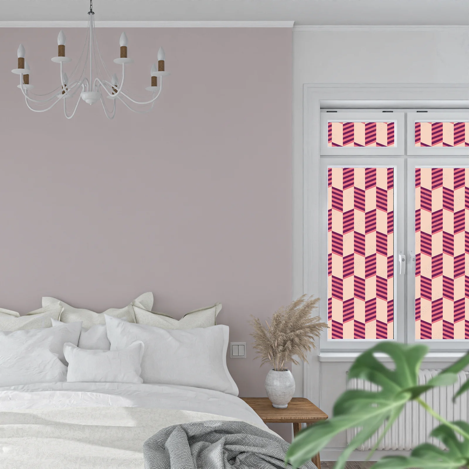 Harmonia geometrycznych kształtów w pastelowych tonach