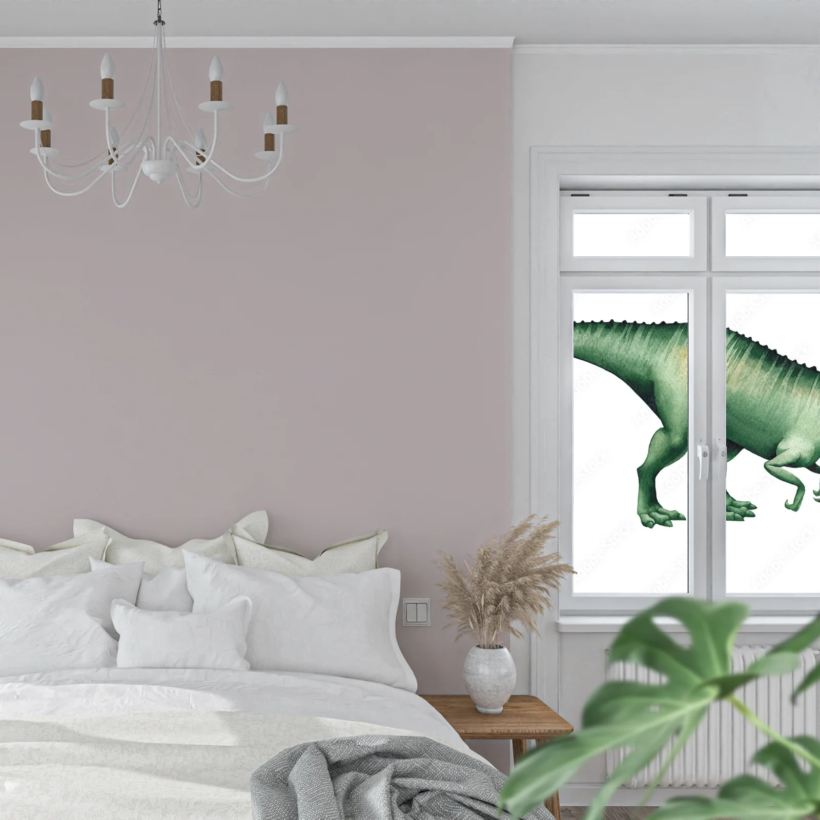 Naturalistyczny urok dinozaurów w delikatnych barwach