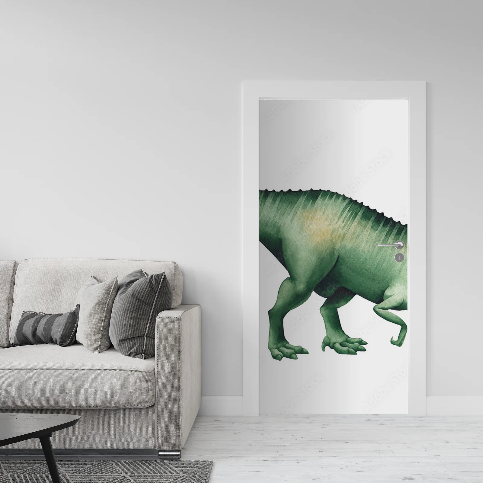Naturalistyczny urok dinozaurów w delikatnych barwach