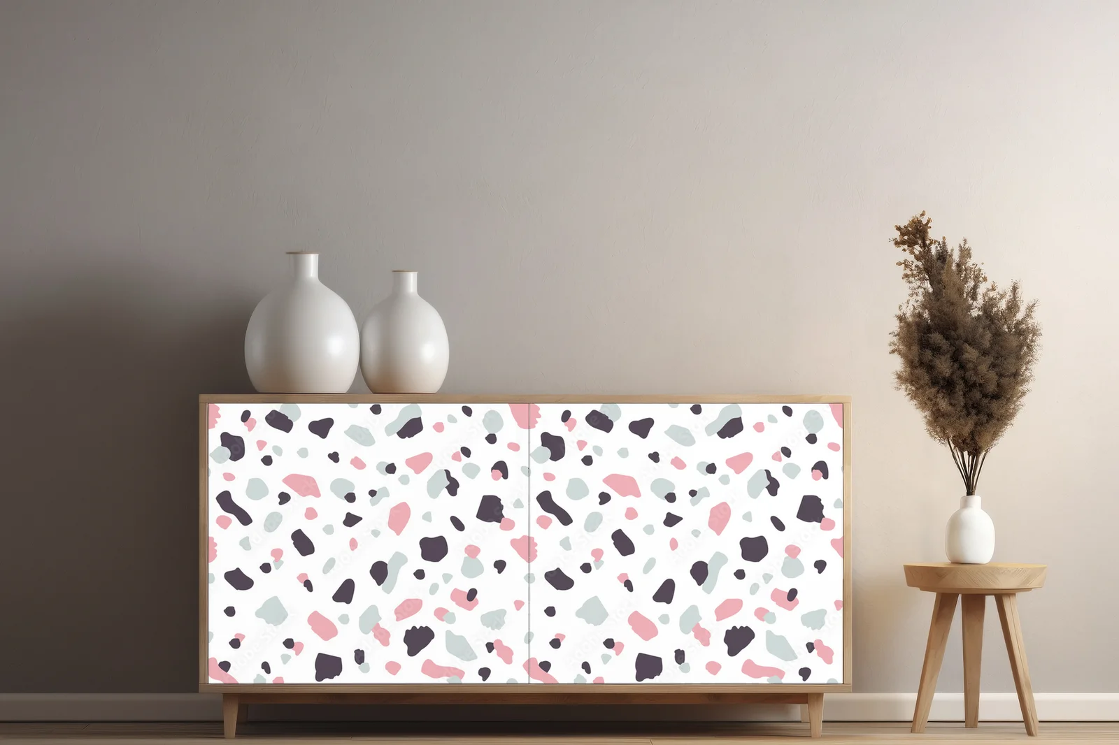 Nowoczesny styl terrazzo w eleganckich odcieniach