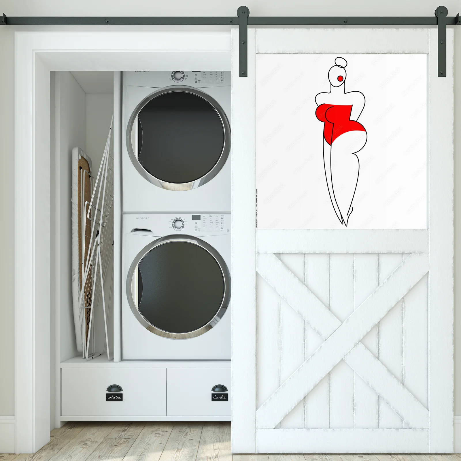 Elegancka sylwetka w subtelnych odcieniach