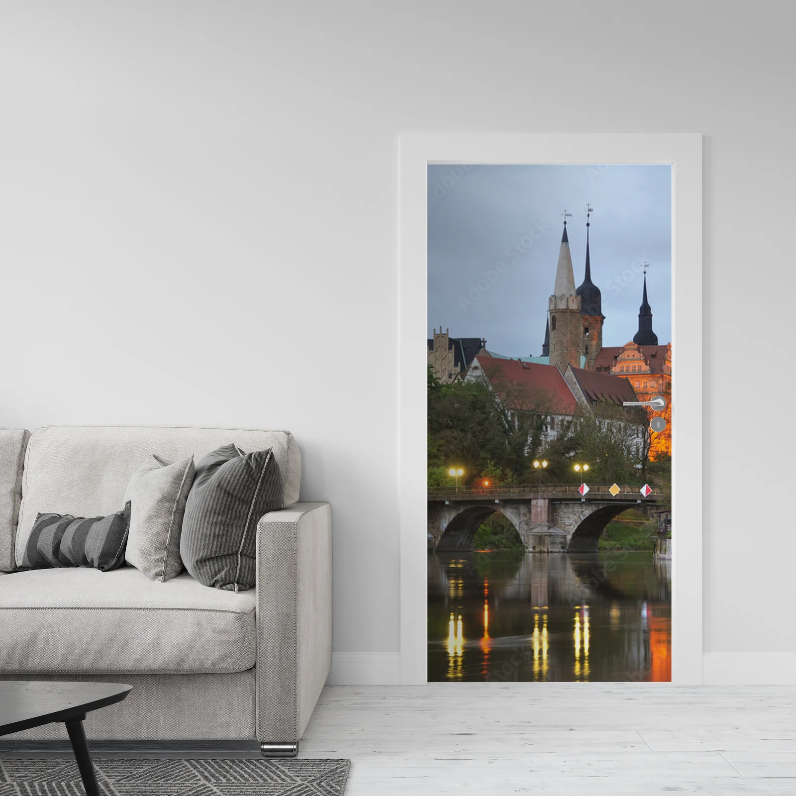 Zachwycająca panorama zamku i katedry Merseburga