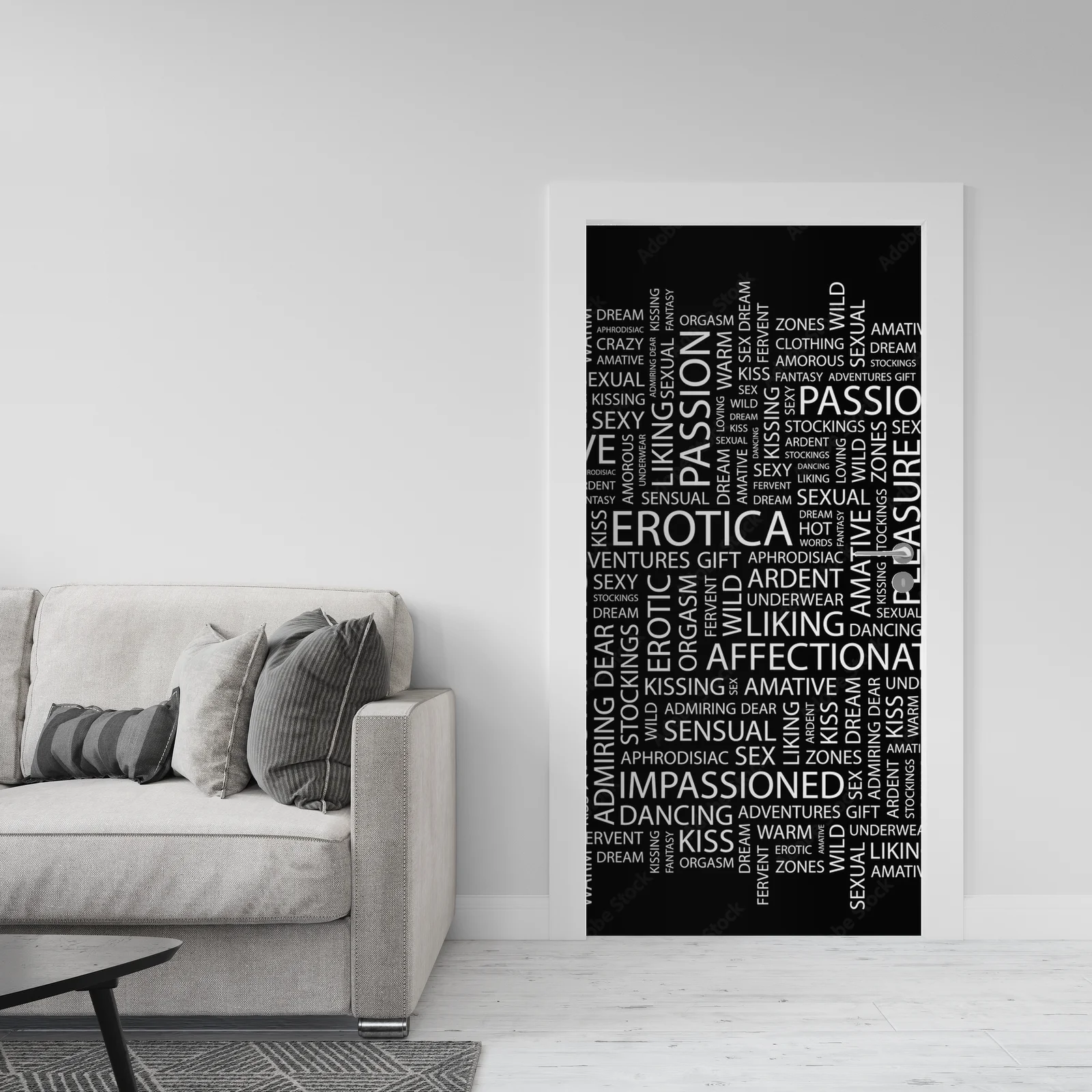 Mroczna erotyka w monochromatycznej elegancji
