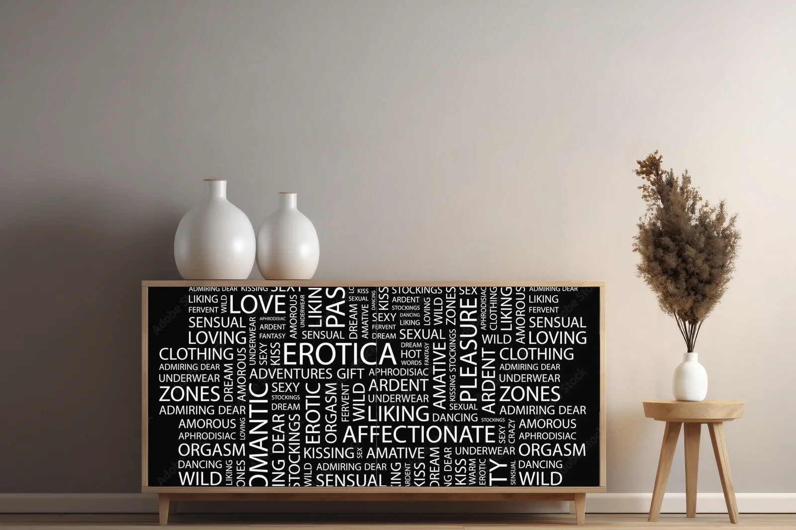 Mroczna erotyka w monochromatycznej elegancji