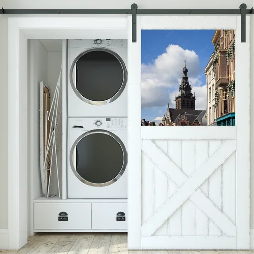 Urok starej architektury w harmonijnych odcieniach