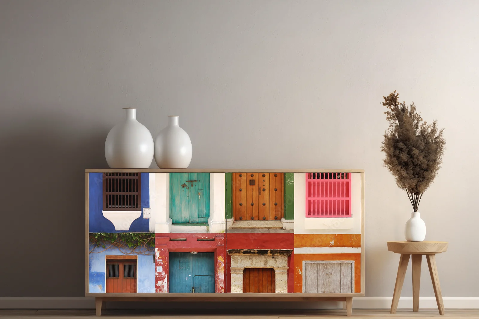 Urokliwa architektura Kolumbii w pastelowych odcieniach