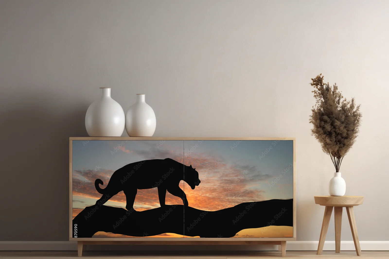 Leopard w cieniu drzewa: dzika elegancja