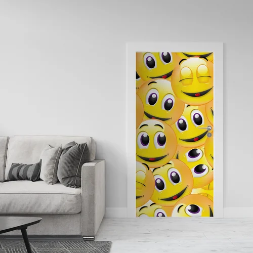Radosne emocje na ciemnym tle