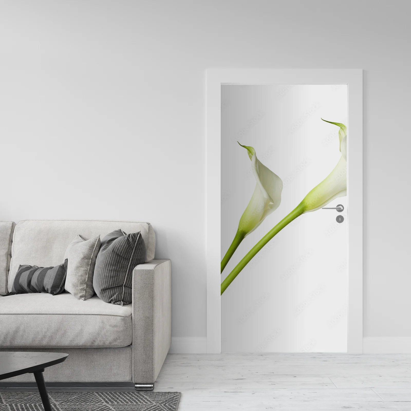 Elegancka biel lilii w pełnej chwale