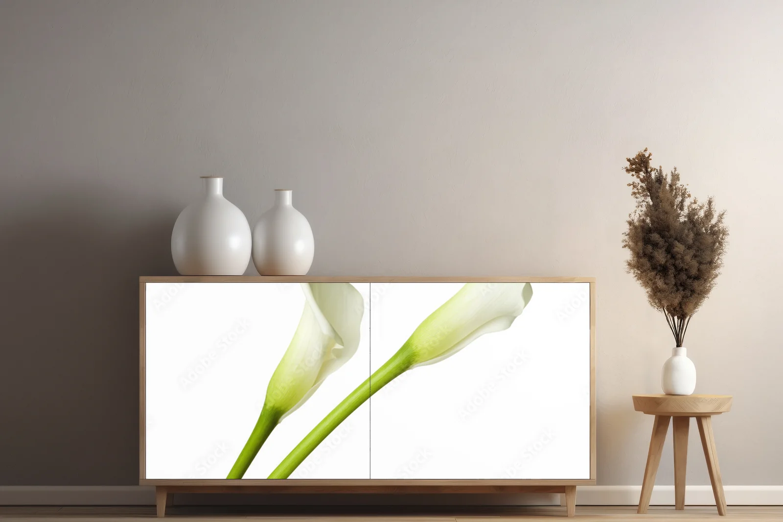 Elegancka biel lilii w pełnej chwale
