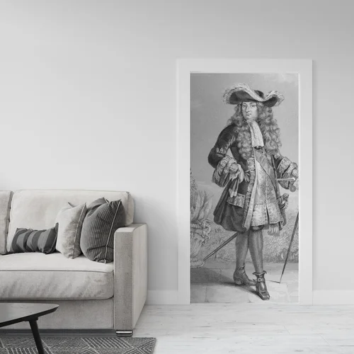 Wspaniały styl królewski w eleganckich odcieniach szarości