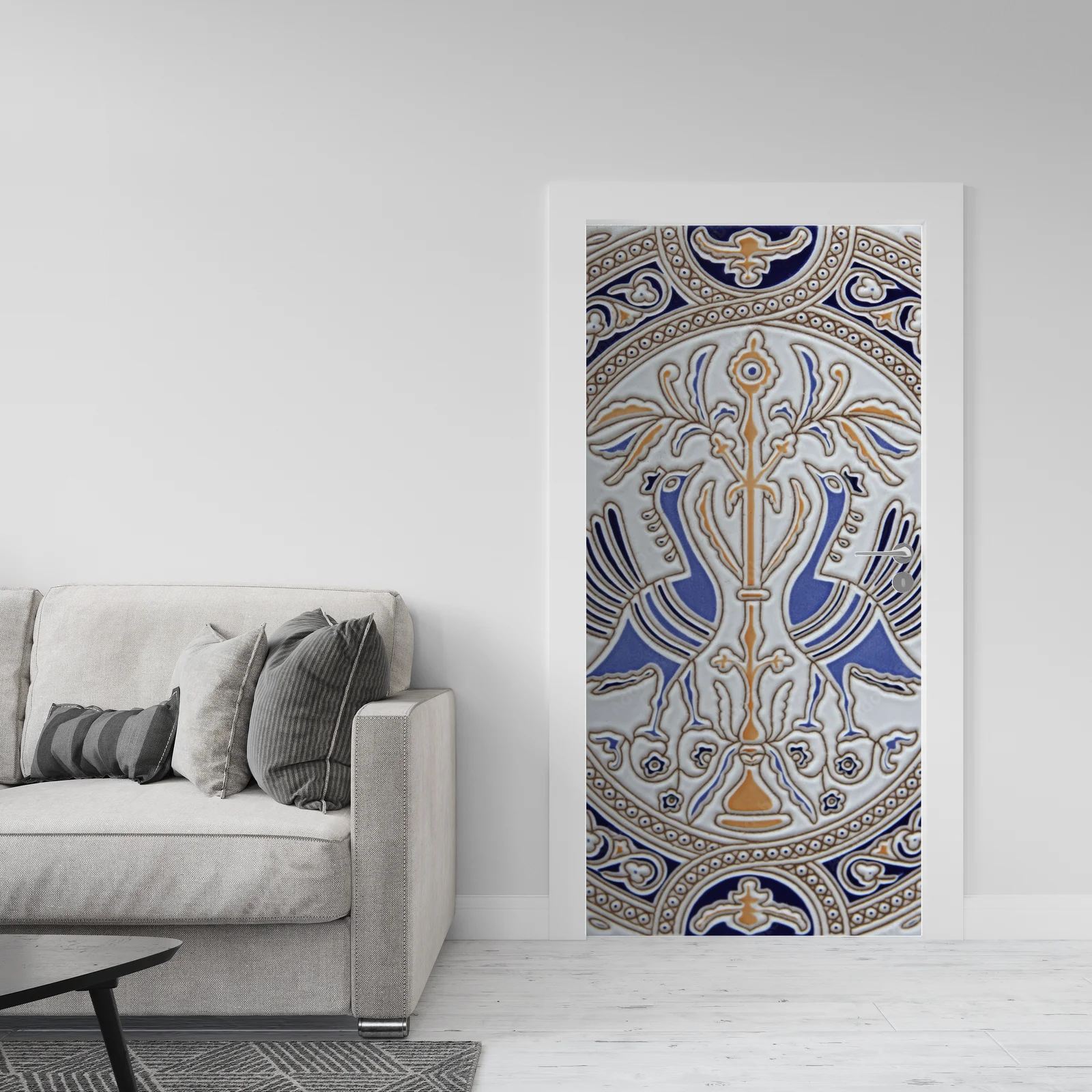 Elegancka harmonia pasteli w azulejo