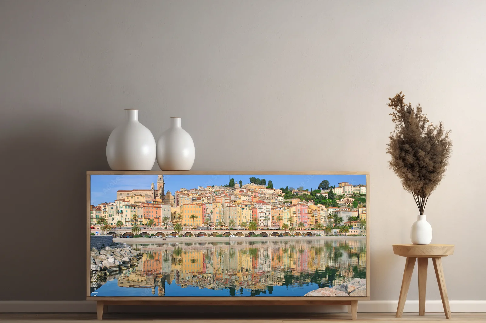 Niebieskie akcenty inspirowane Menton