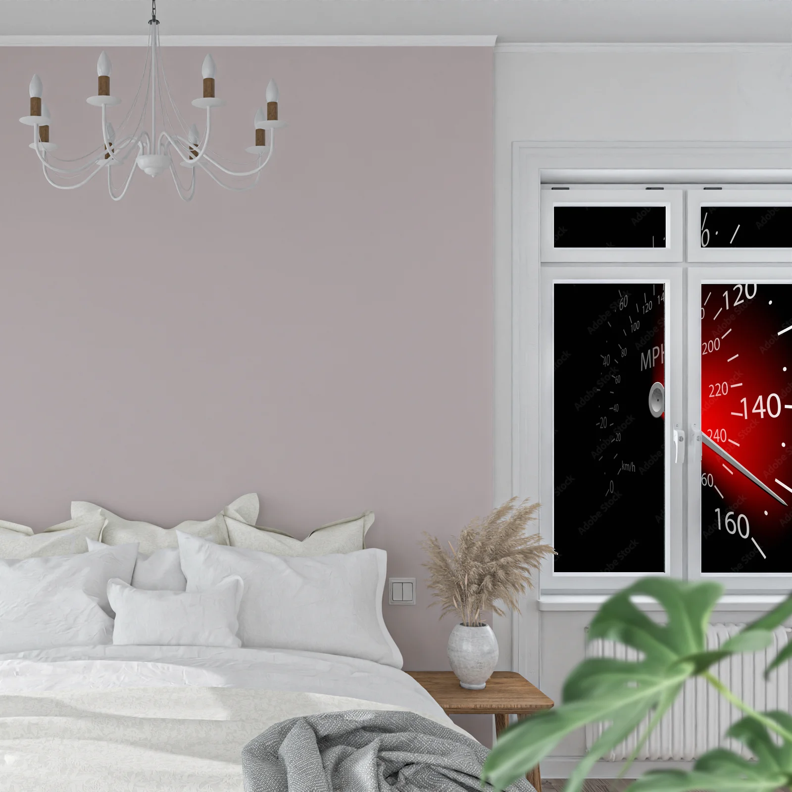 Elegancka ciemna grafika z dynamicznymi detalami