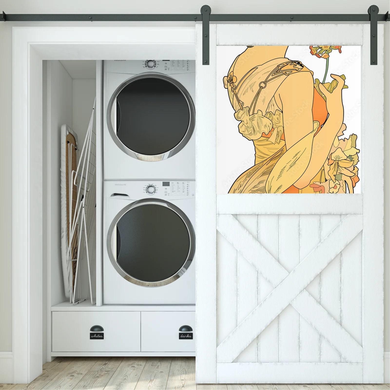 Elegancka mucha w subtelnych odcieniach bieli