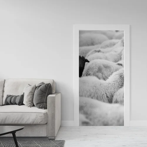 Czarne owce w monochromatycznym wydaniu