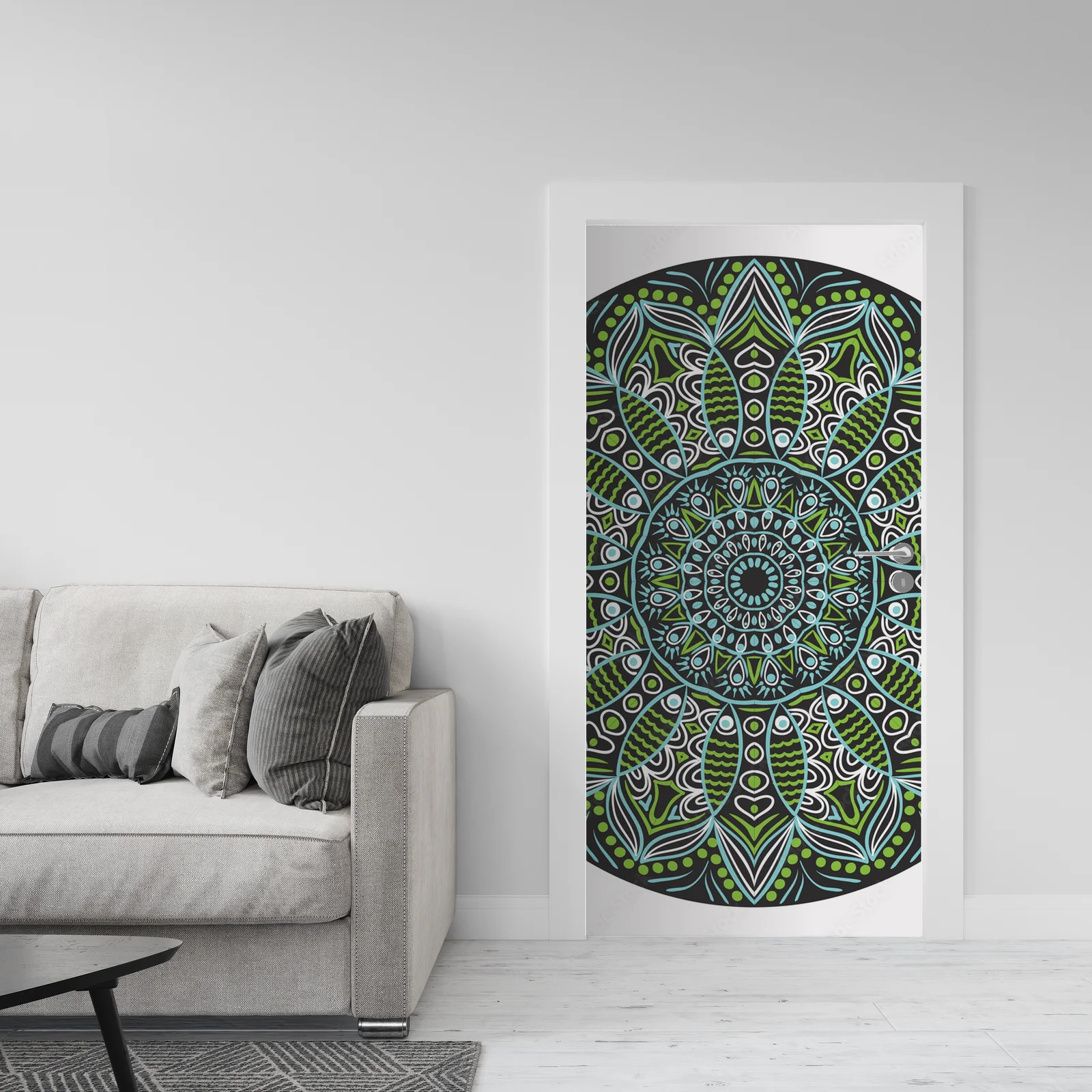 Ornamentalne okręgi w eleganckiej harmonii