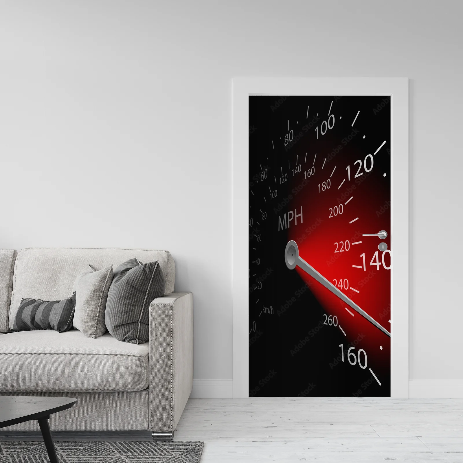 Elegancka ciemna grafika z dynamicznymi detalami