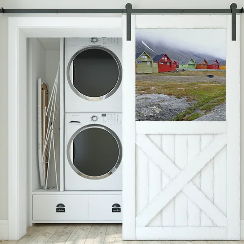 Urok Longyearbyen w pastelowych barwach